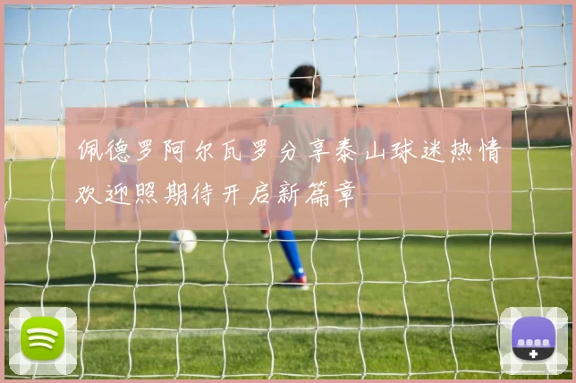 佩德罗阿尔瓦罗分享泰山球迷热情欢迎照期待开启新篇章