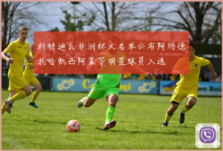 科特迪瓦非洲杯大名单公布阿玛德扎哈凯西阿莱等明星球员入选